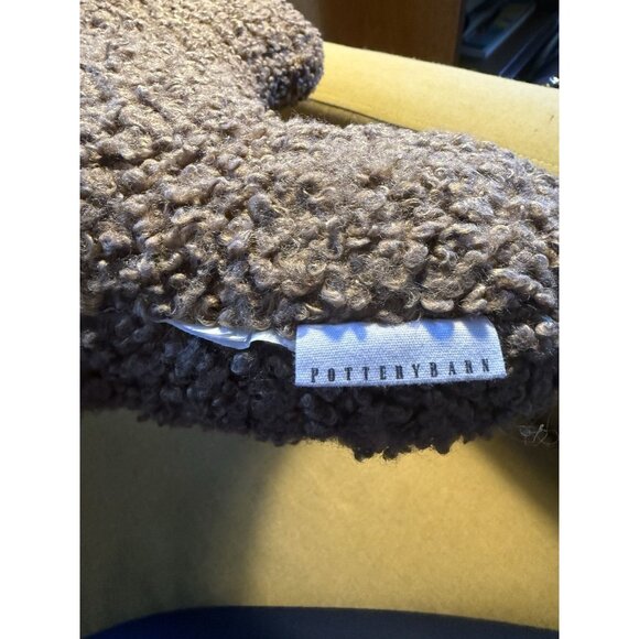 Pottery Barn Mr Spice Gingerbread Man Throw Pillow Teddy Christmas Cookie 18" - Picture 4 of 7